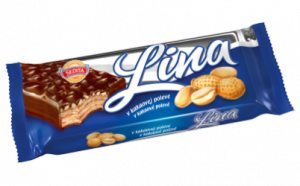Lina - Cocoa Coated Wafer With Peanuts and Cocoa Filling 60g